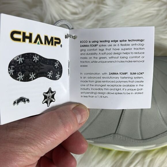 Ecco Concrete Grey Golf Strike 2.0 Golf Shoes NWT NO BOX Sz 10 - Picture 7 of 11